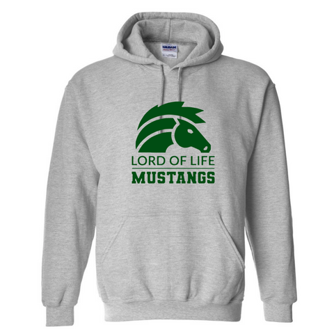 Lord of Life - Youth Hooded Sweatshirt  Logo 2 - GLITTER LOGO